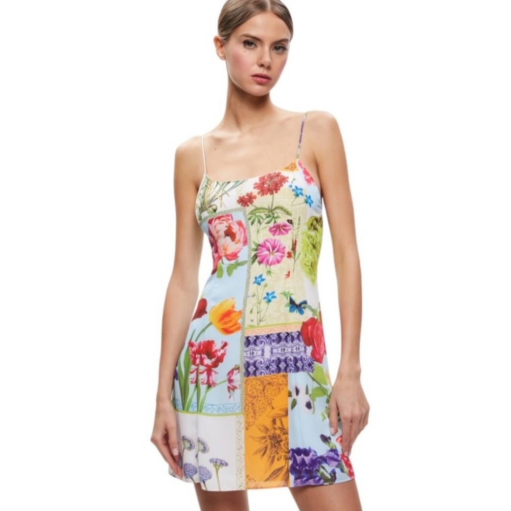 Alice + Olivia Ira Mini Dress in Make a Statement